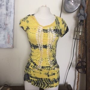 Canadian designer cotton and silk top